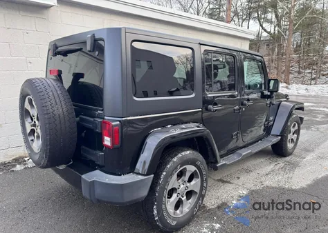 2017 Jeep Wrangler Unlimited Sahara z USA, uszkodzony, nr VIN 1C4HJWEG8HL666297